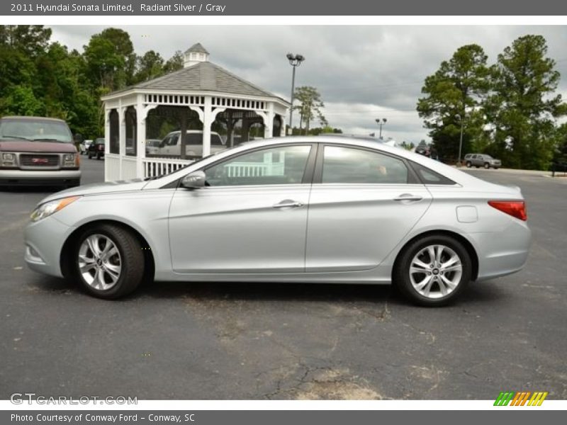 Radiant Silver / Gray 2011 Hyundai Sonata Limited