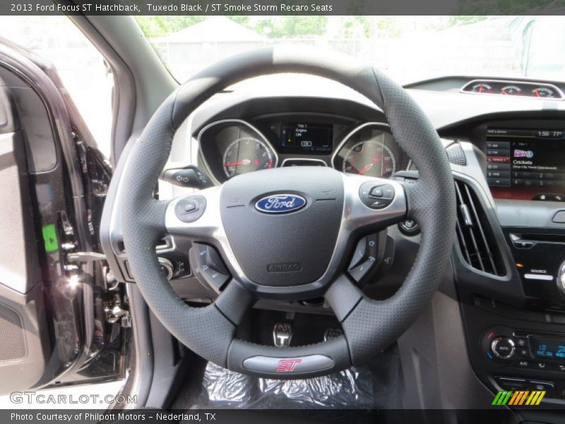 Tuxedo Black / ST Smoke Storm Recaro Seats 2013 Ford Focus ST Hatchback