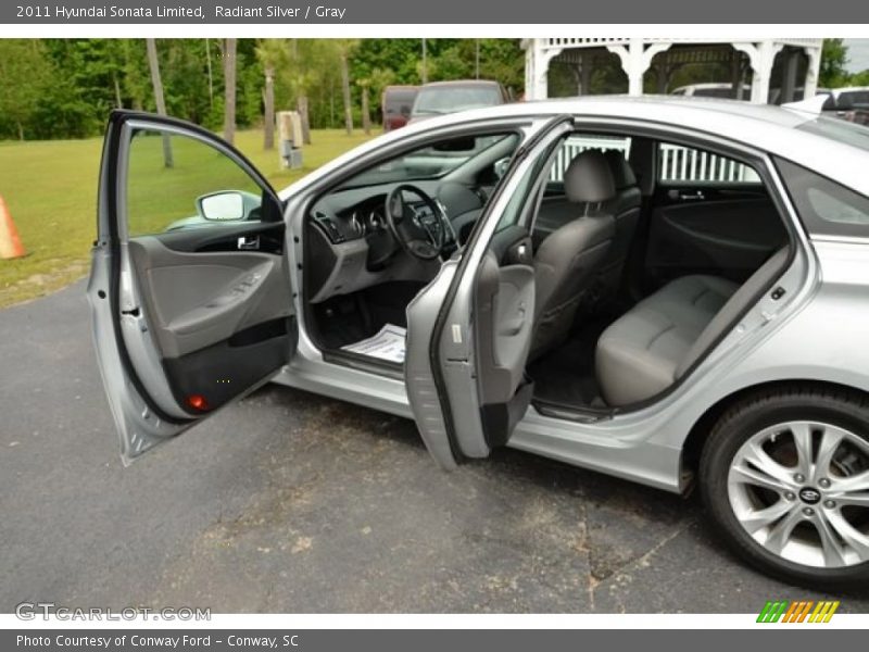 Radiant Silver / Gray 2011 Hyundai Sonata Limited