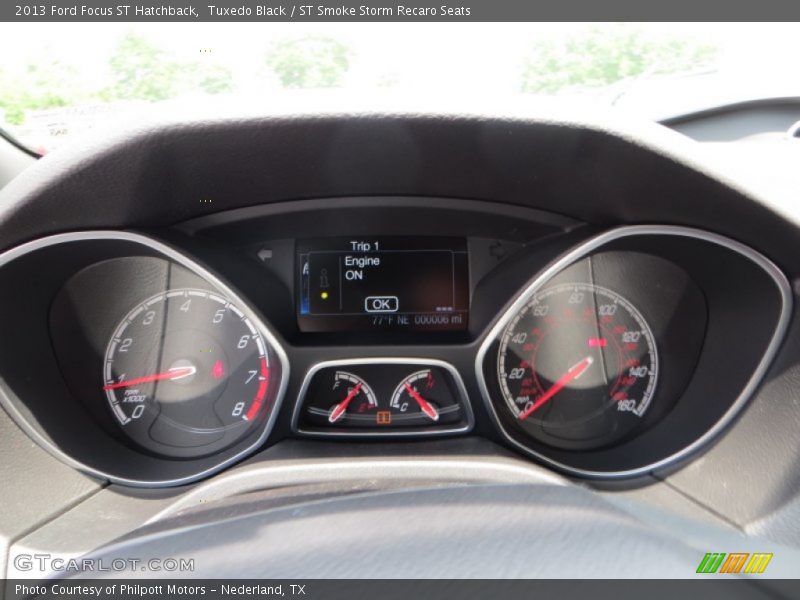 Tuxedo Black / ST Smoke Storm Recaro Seats 2013 Ford Focus ST Hatchback