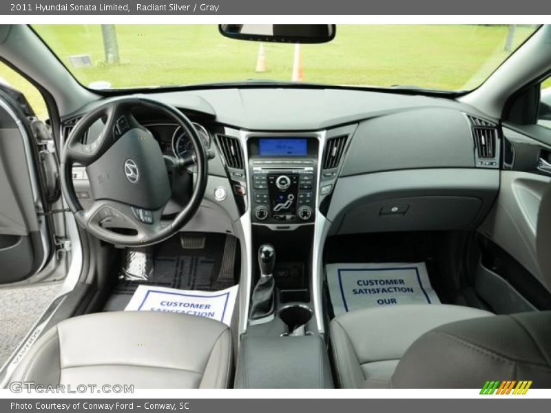 Radiant Silver / Gray 2011 Hyundai Sonata Limited