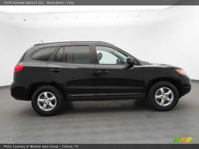 Ebony Black / Gray 2008 Hyundai Santa Fe GLS