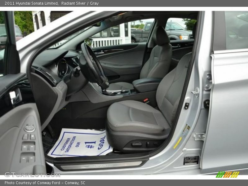 Radiant Silver / Gray 2011 Hyundai Sonata Limited