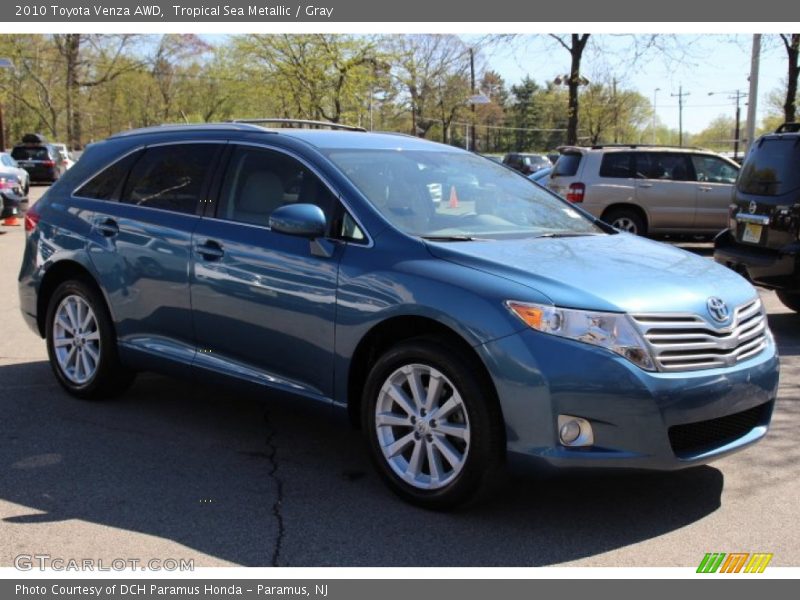 Tropical Sea Metallic / Gray 2010 Toyota Venza AWD
