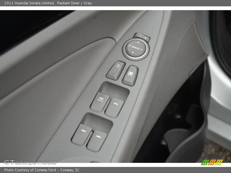 Radiant Silver / Gray 2011 Hyundai Sonata Limited