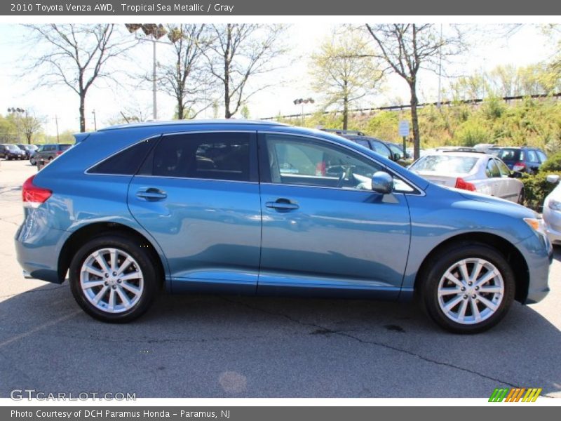 Tropical Sea Metallic / Gray 2010 Toyota Venza AWD