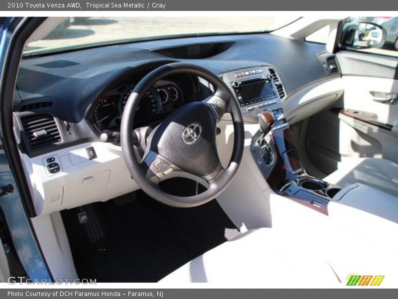 Tropical Sea Metallic / Gray 2010 Toyota Venza AWD