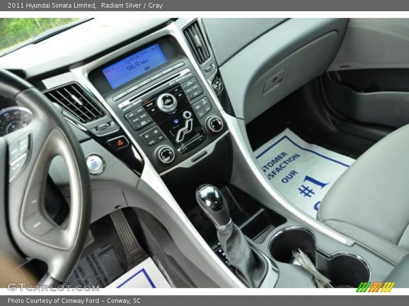 Radiant Silver / Gray 2011 Hyundai Sonata Limited
