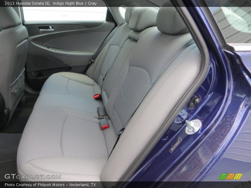 Rear Seat of 2013 Sonata SE