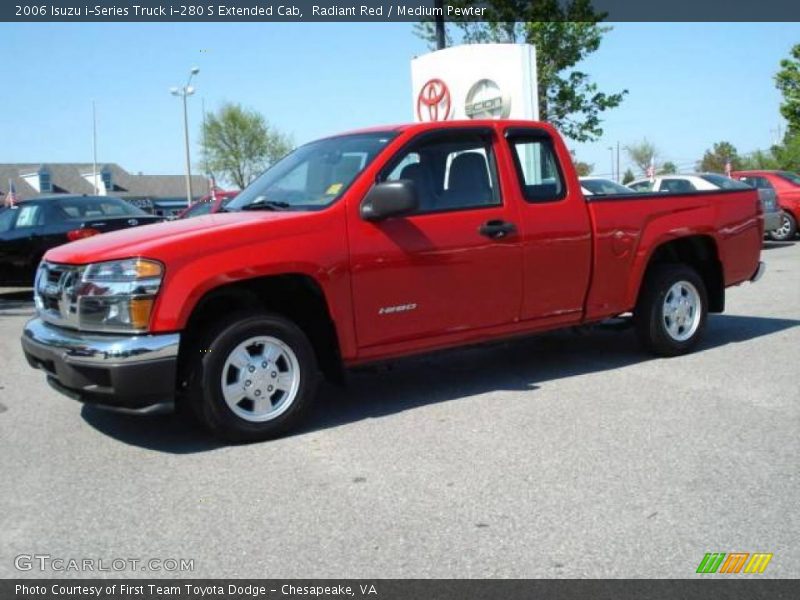 Radiant Red / Medium Pewter 2006 Isuzu i-Series Truck i-280 S Extended Cab