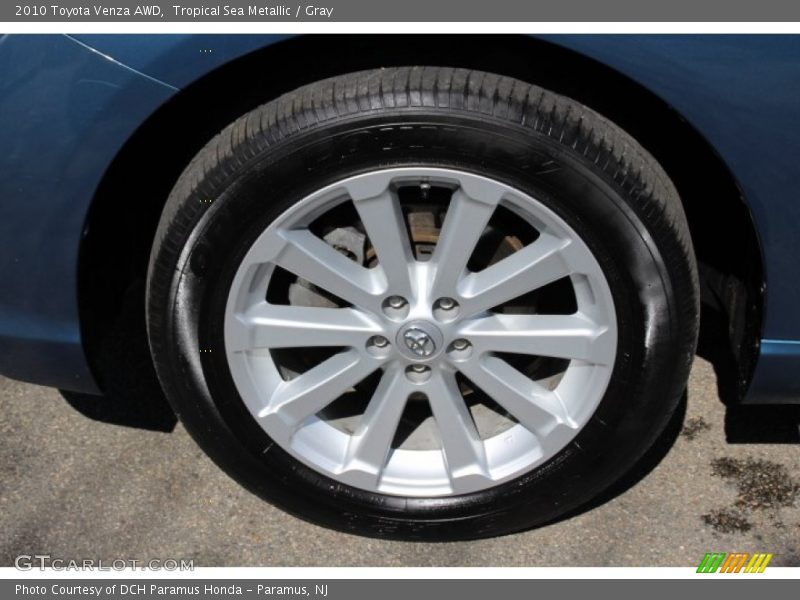 Tropical Sea Metallic / Gray 2010 Toyota Venza AWD