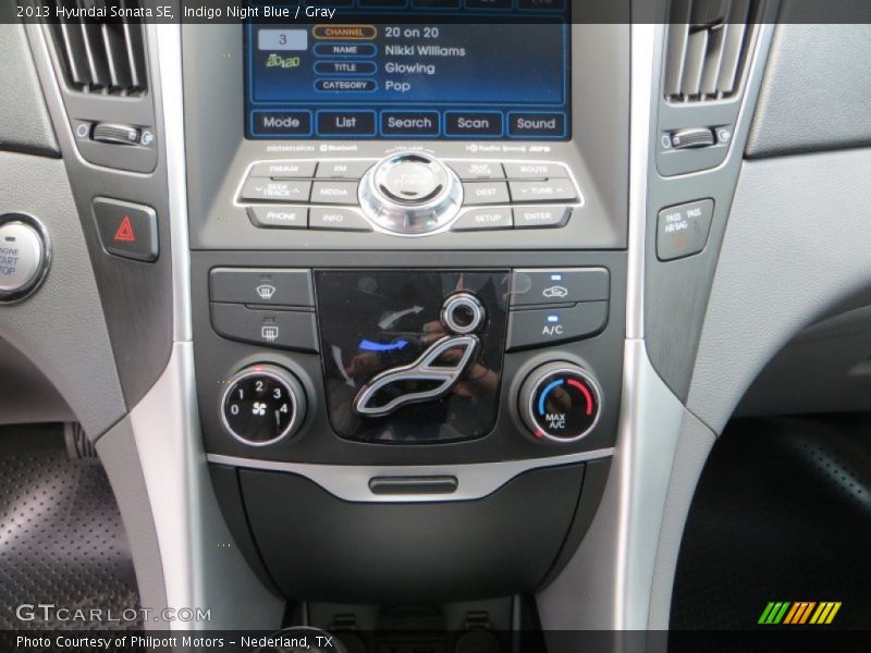 Controls of 2013 Sonata SE