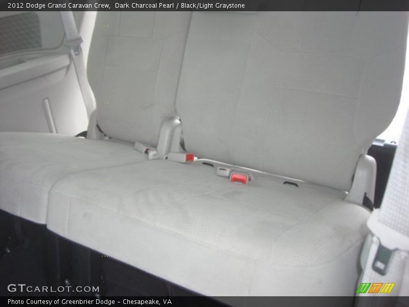 Dark Charcoal Pearl / Black/Light Graystone 2012 Dodge Grand Caravan Crew