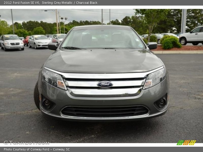 Sterling Grey Metallic / Charcoal Black 2012 Ford Fusion SE V6