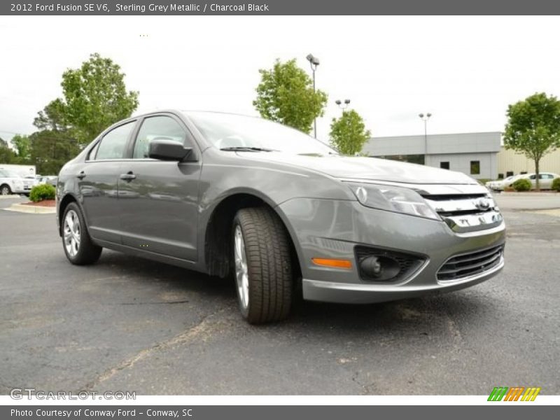 Sterling Grey Metallic / Charcoal Black 2012 Ford Fusion SE V6