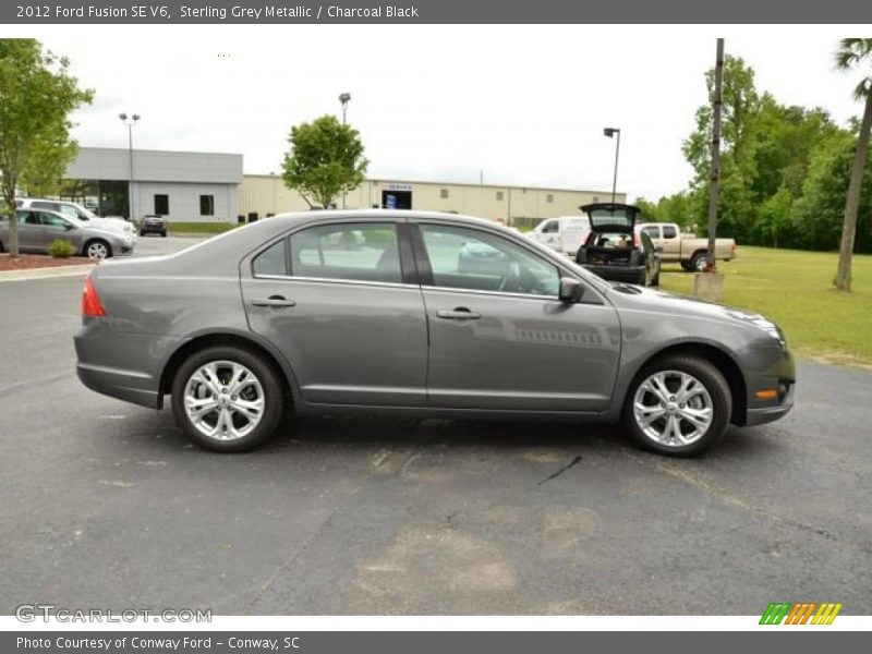 Sterling Grey Metallic / Charcoal Black 2012 Ford Fusion SE V6