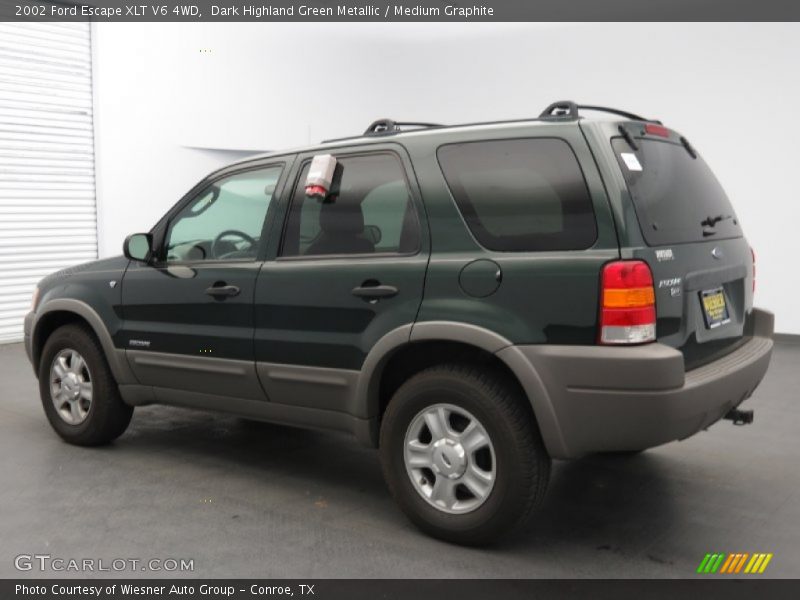 Dark Highland Green Metallic / Medium Graphite 2002 Ford Escape XLT V6 4WD