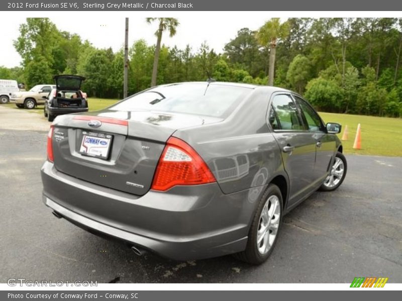 Sterling Grey Metallic / Charcoal Black 2012 Ford Fusion SE V6