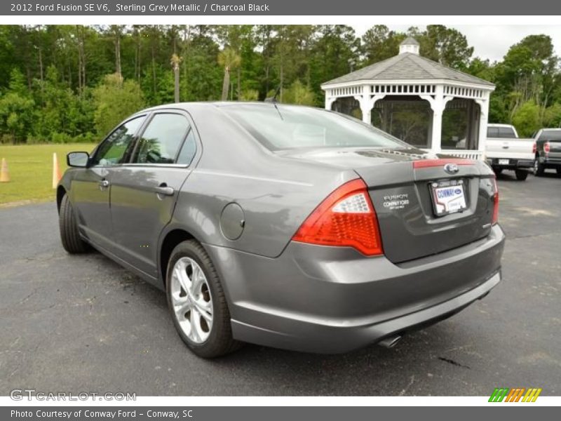 Sterling Grey Metallic / Charcoal Black 2012 Ford Fusion SE V6