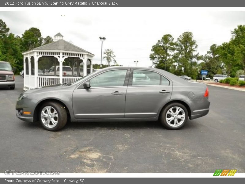 Sterling Grey Metallic / Charcoal Black 2012 Ford Fusion SE V6