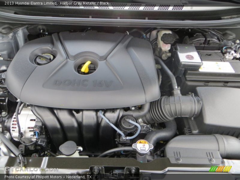 Harbor Gray Metallic / Black 2013 Hyundai Elantra Limited