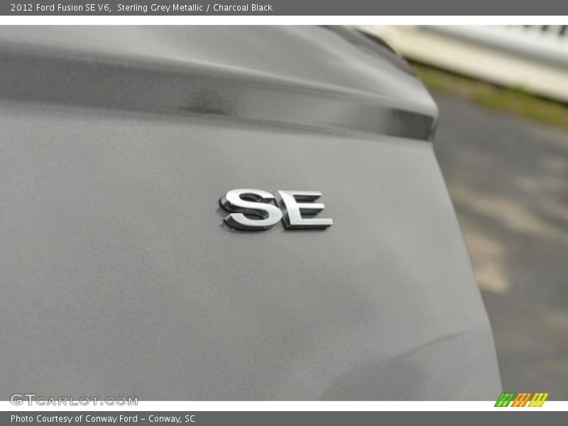 Sterling Grey Metallic / Charcoal Black 2012 Ford Fusion SE V6