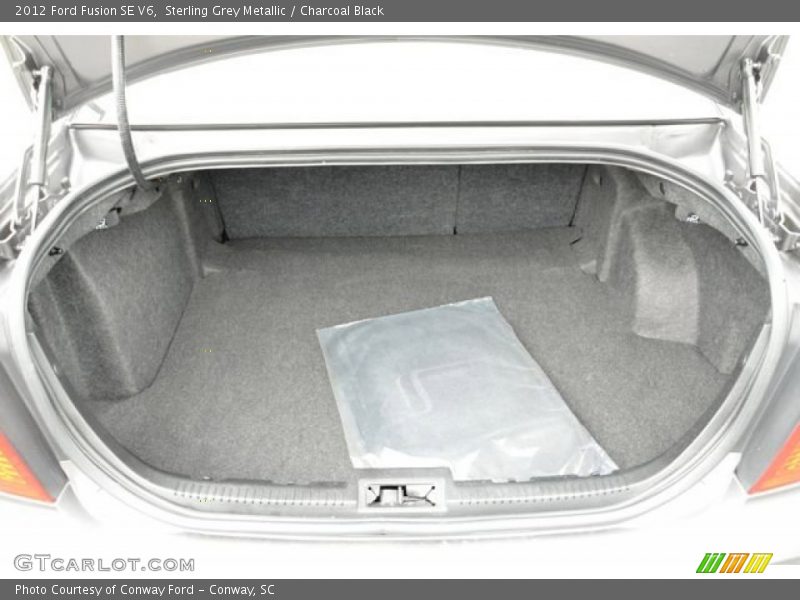 Sterling Grey Metallic / Charcoal Black 2012 Ford Fusion SE V6