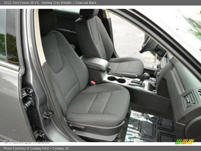 Sterling Grey Metallic / Charcoal Black 2012 Ford Fusion SE V6