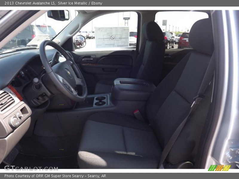 Silver Ice Metallic / Ebony 2013 Chevrolet Avalanche LS