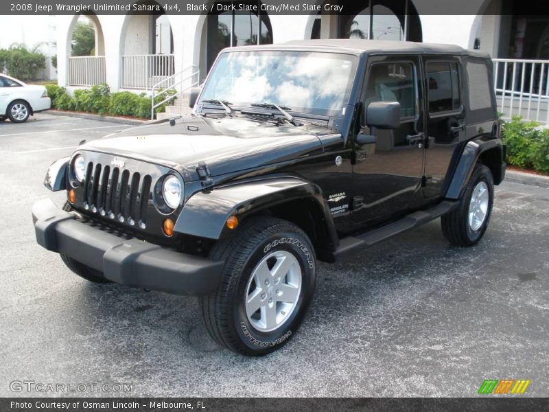 Black / Dark Slate Gray/Med Slate Gray 2008 Jeep Wrangler Unlimited Sahara 4x4