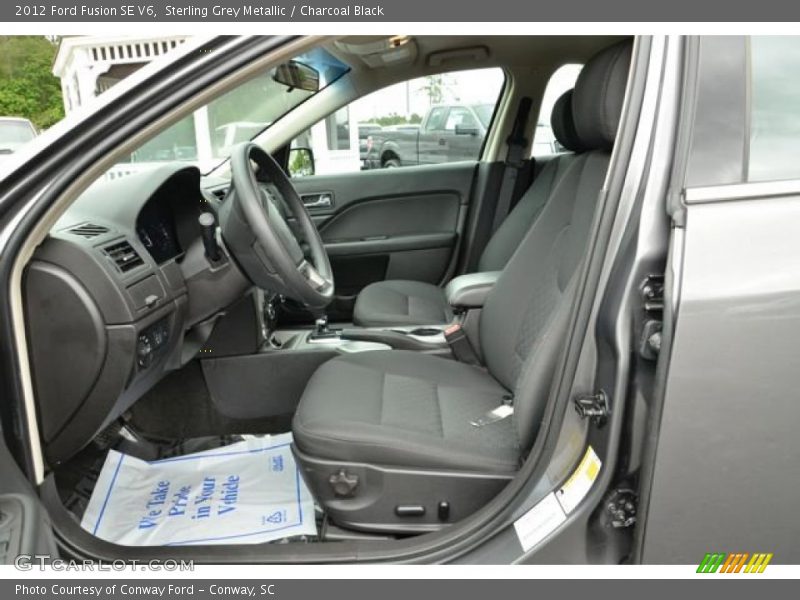 Sterling Grey Metallic / Charcoal Black 2012 Ford Fusion SE V6