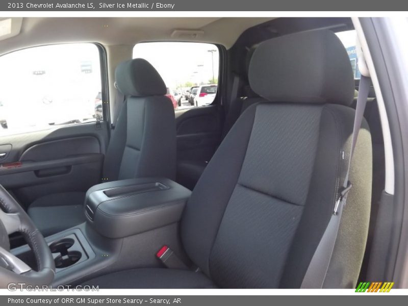 Silver Ice Metallic / Ebony 2013 Chevrolet Avalanche LS