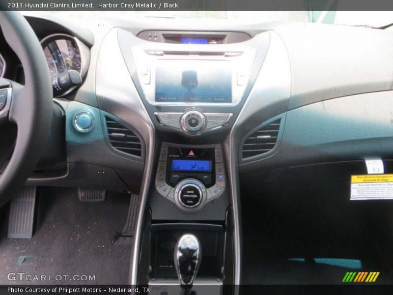 Harbor Gray Metallic / Black 2013 Hyundai Elantra Limited