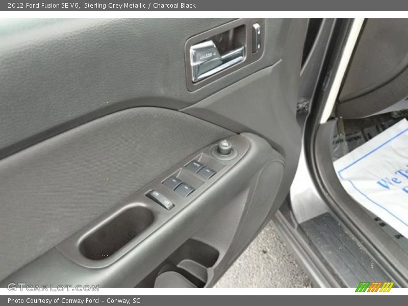 Sterling Grey Metallic / Charcoal Black 2012 Ford Fusion SE V6