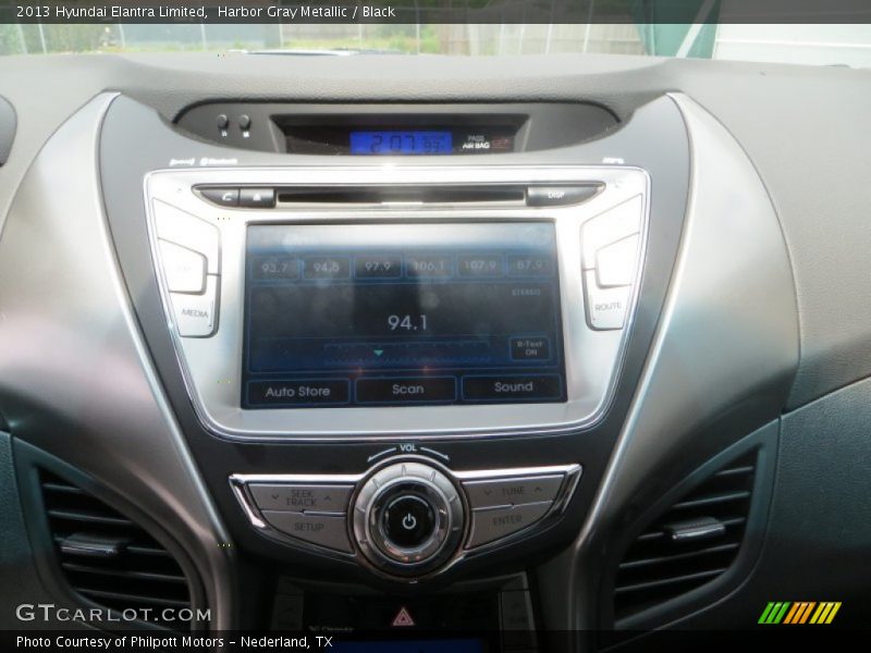 Harbor Gray Metallic / Black 2013 Hyundai Elantra Limited