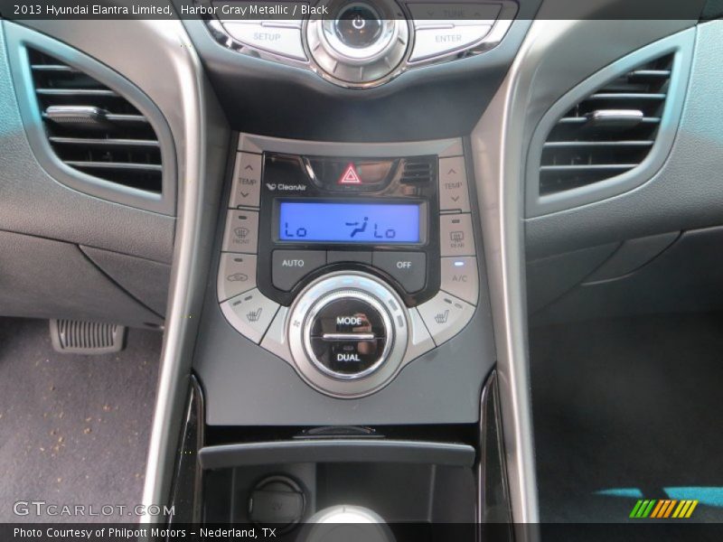 Harbor Gray Metallic / Black 2013 Hyundai Elantra Limited