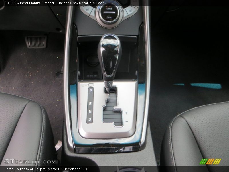Harbor Gray Metallic / Black 2013 Hyundai Elantra Limited