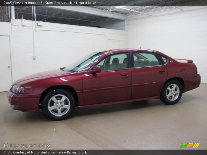 Sport Red Metallic / Neutral Beige 2005 Chevrolet Impala LS