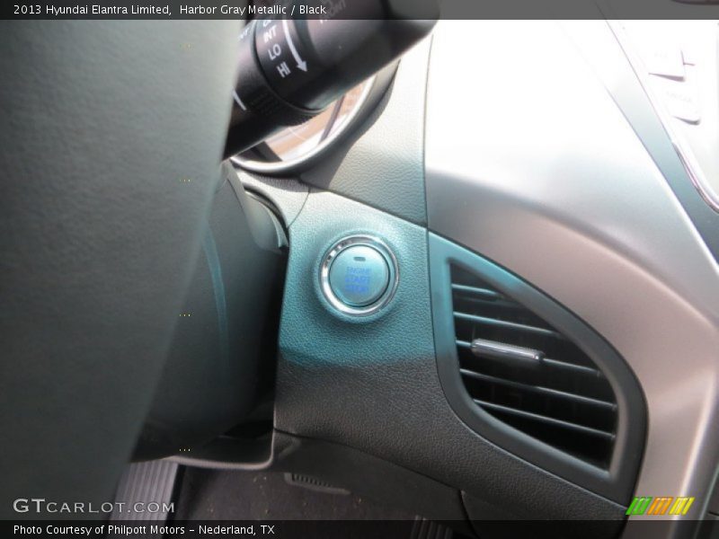 Harbor Gray Metallic / Black 2013 Hyundai Elantra Limited