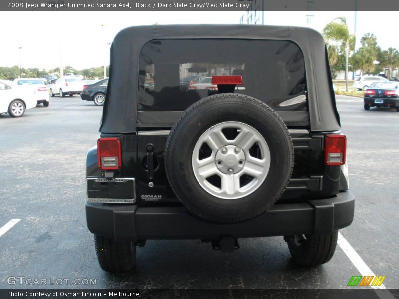 Black / Dark Slate Gray/Med Slate Gray 2008 Jeep Wrangler Unlimited Sahara 4x4