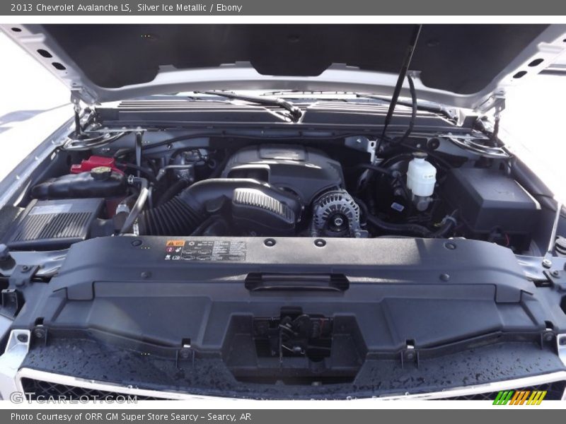 Silver Ice Metallic / Ebony 2013 Chevrolet Avalanche LS