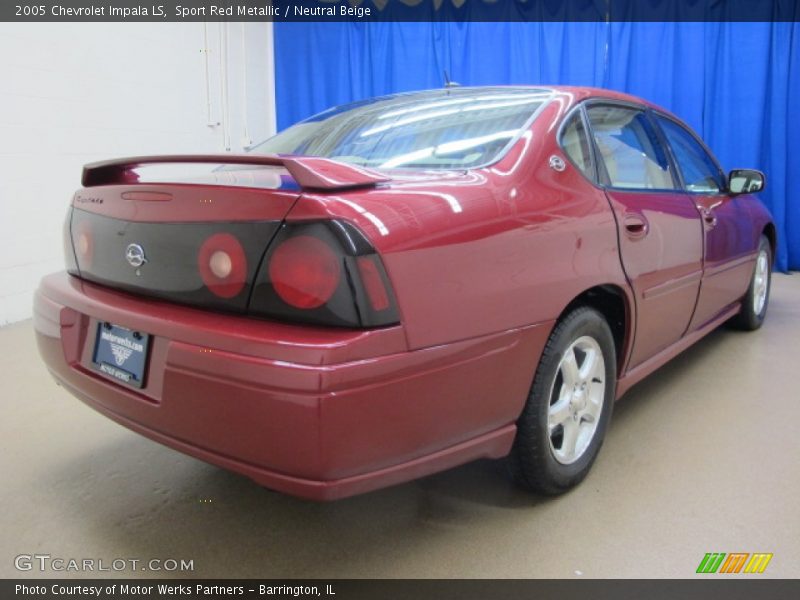 Sport Red Metallic / Neutral Beige 2005 Chevrolet Impala LS