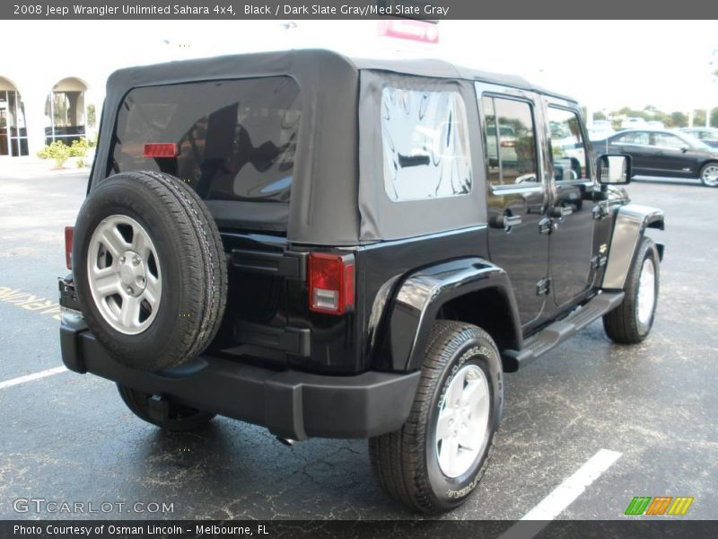 Black / Dark Slate Gray/Med Slate Gray 2008 Jeep Wrangler Unlimited Sahara 4x4