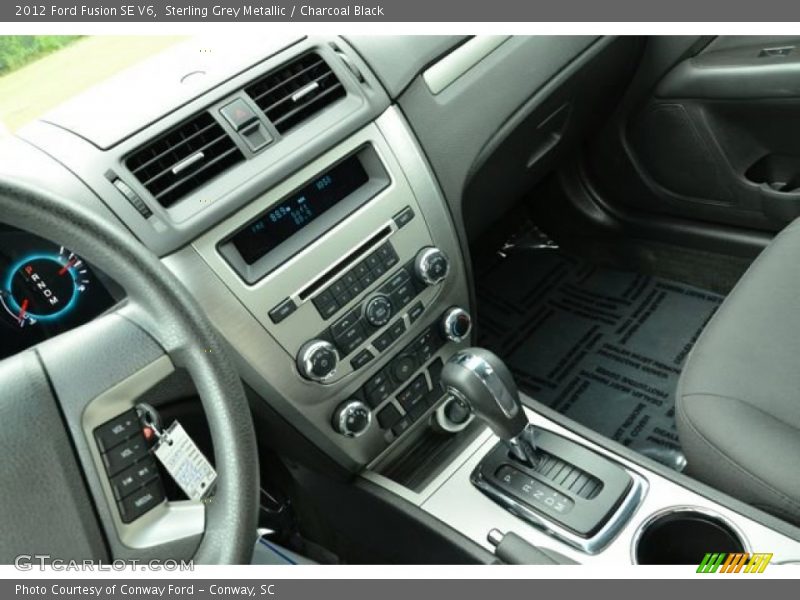 Sterling Grey Metallic / Charcoal Black 2012 Ford Fusion SE V6