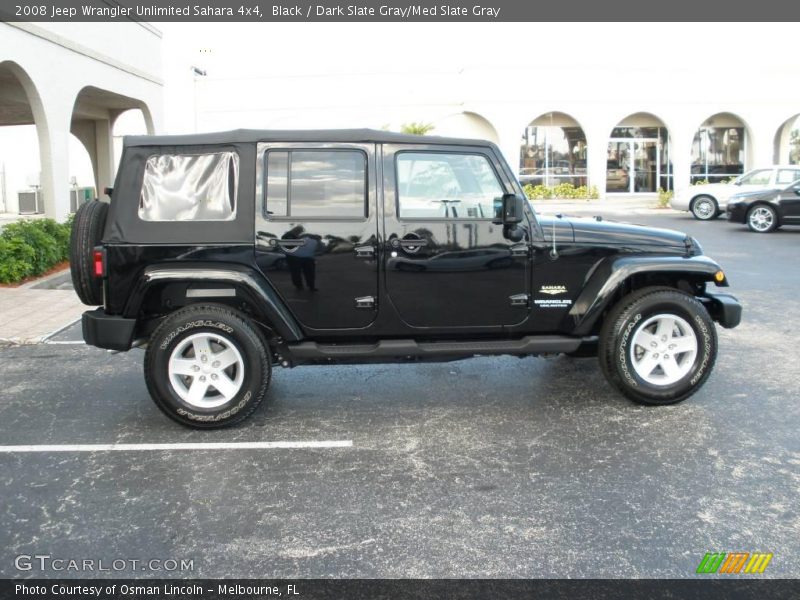 Black / Dark Slate Gray/Med Slate Gray 2008 Jeep Wrangler Unlimited Sahara 4x4