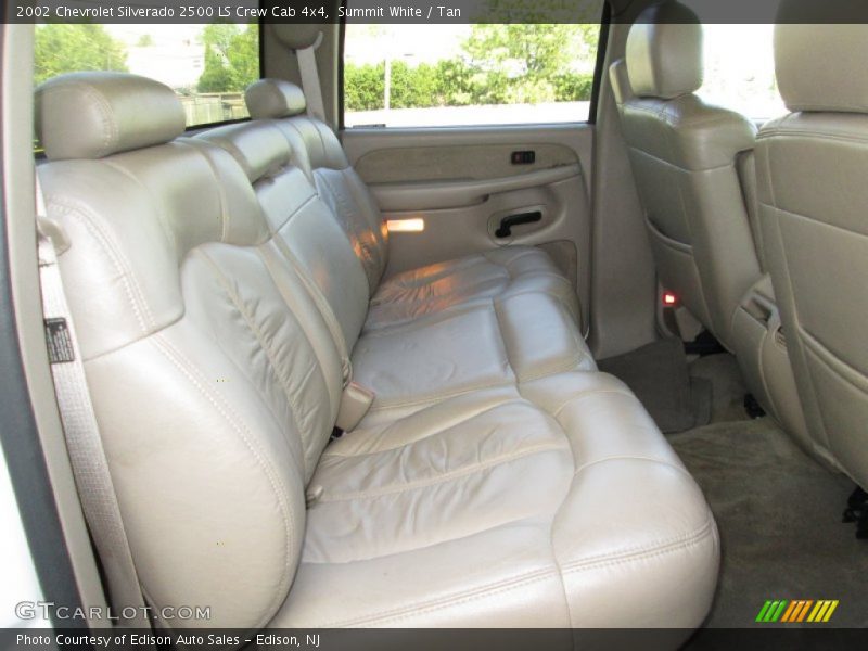 Rear Seat of 2002 Silverado 2500 LS Crew Cab 4x4