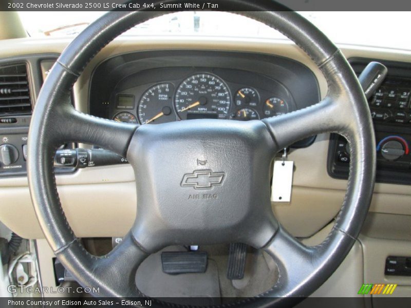  2002 Silverado 2500 LS Crew Cab 4x4 Steering Wheel