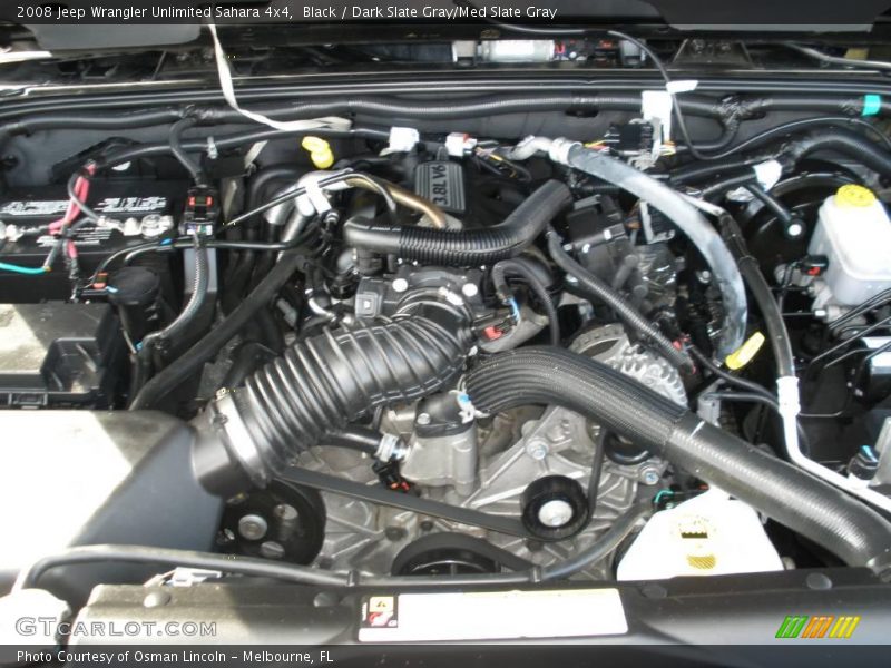 Black / Dark Slate Gray/Med Slate Gray 2008 Jeep Wrangler Unlimited Sahara 4x4