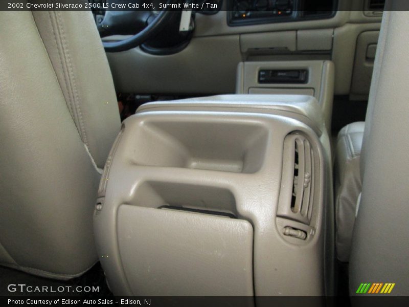 Summit White / Tan 2002 Chevrolet Silverado 2500 LS Crew Cab 4x4