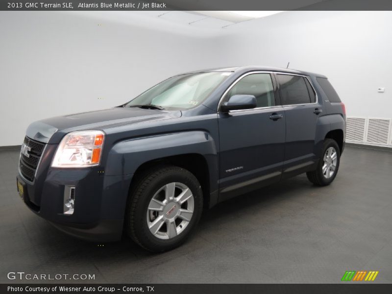 Atlantis Blue Metallic / Jet Black 2013 GMC Terrain SLE